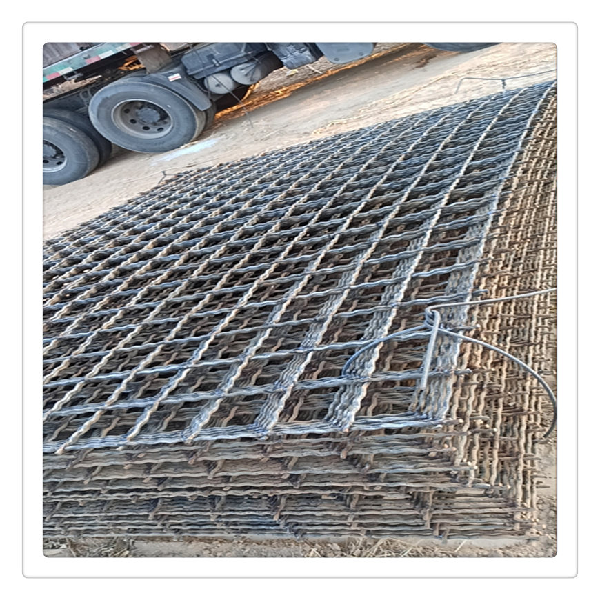 遼寧鋼筋編織焊接網片軋花編織焊接網圖片2