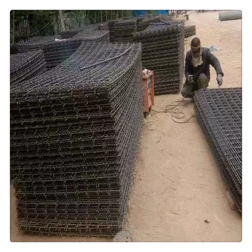 遼寧鋼筋編織焊接網片軋花編織焊接網圖片3